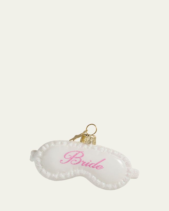 Sleeping Bride Mask Ornament